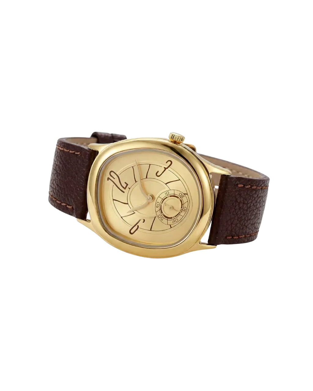 AURELION Gold Asymmetric Timepiece VerdeViu