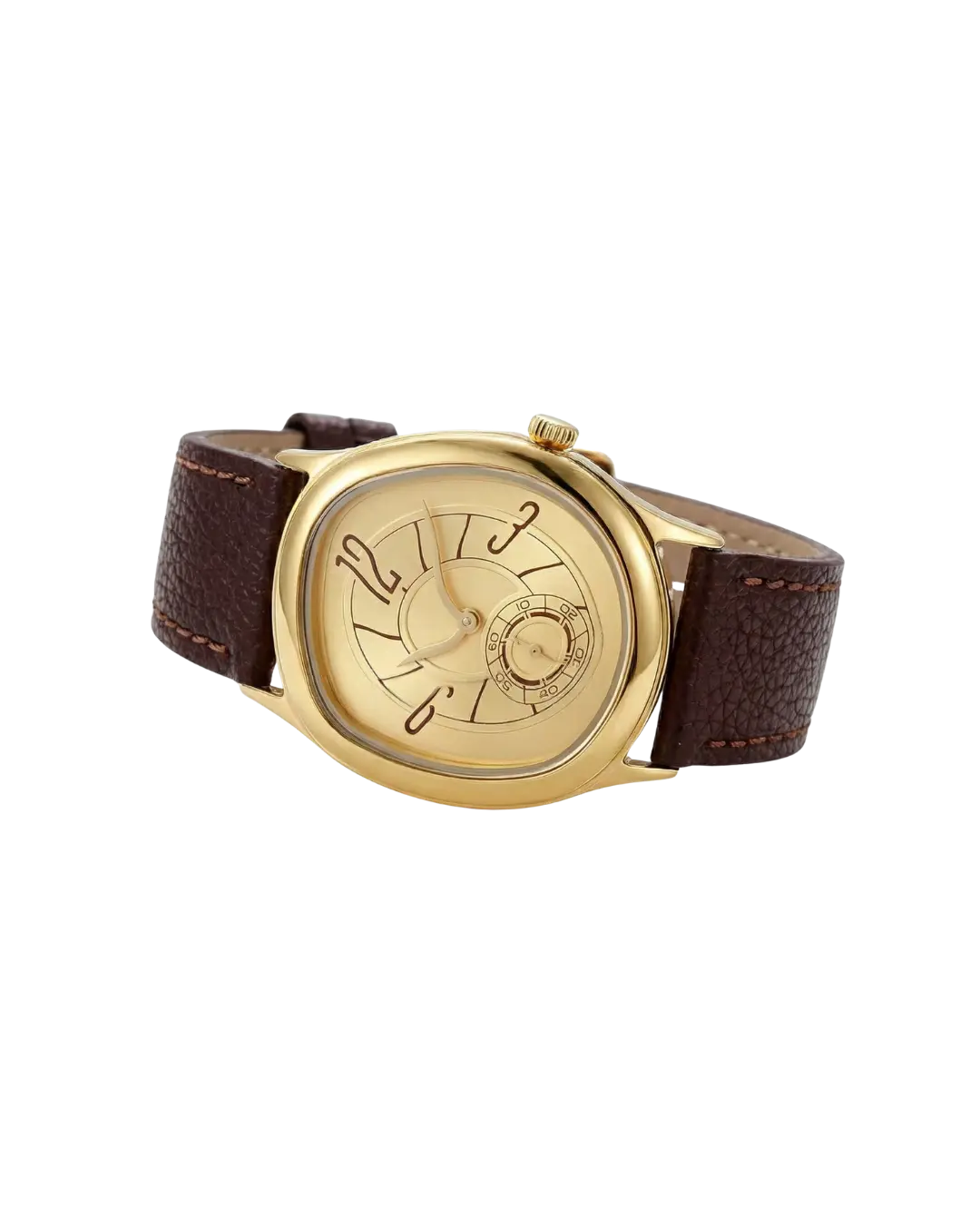 AURELION Gold Asymmetric Timepiece VerdeViu